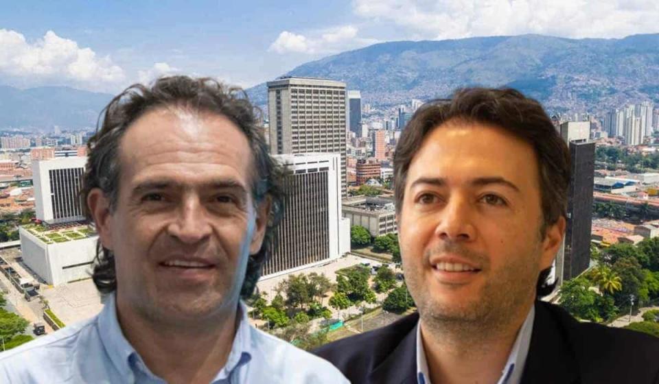 Según el alcalde 'Fico' Gutiérrez, la administración de Daniel Quintero habría presentado más de 500 hallazgos de presunta corrupción. Fotos: Alcaldía de Medellín y Valora Analitik