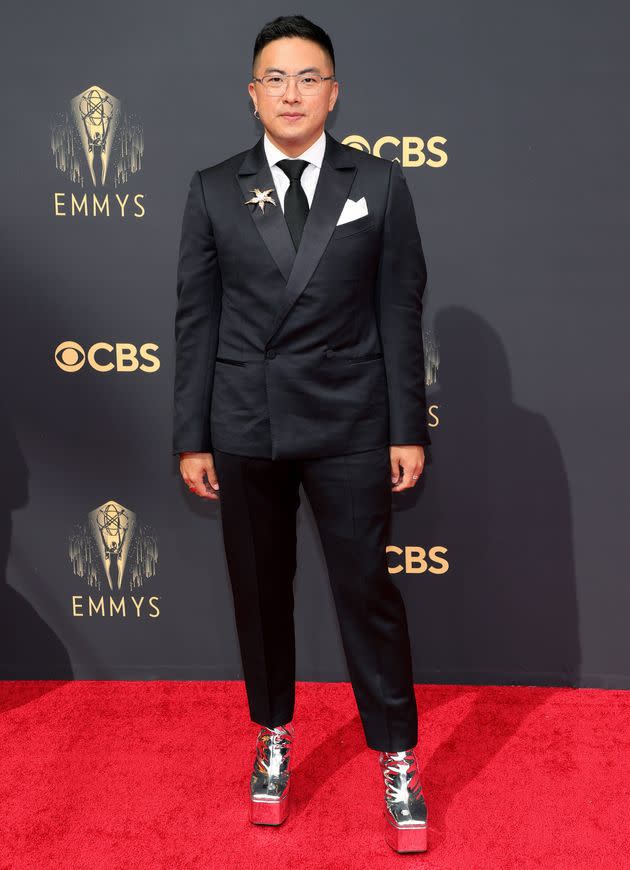 Bowen Yang attends the 73rd Primetime Emmy Awards. (Photo: Rich Fury via Getty Images)