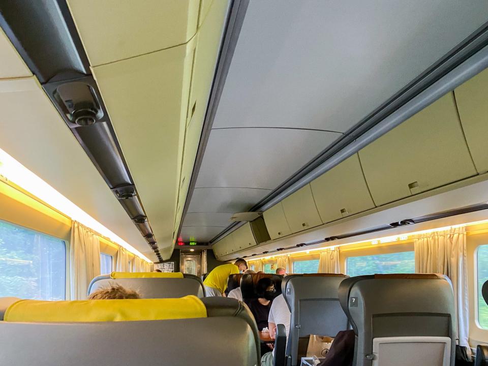 The business class car on Via Rail