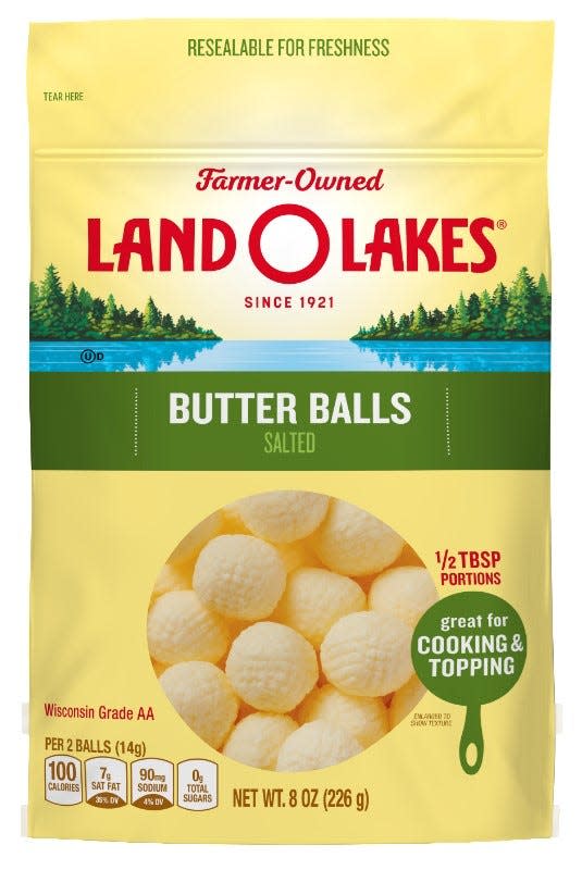 Land O' Lakes Butter Balls are handy and  easy-to-use.