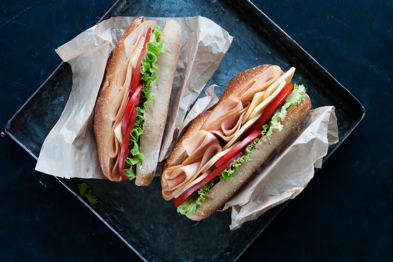 (Stock Photo) Sandwiches, wraps and salads sold at supermarkets, the high street and online are being recalled