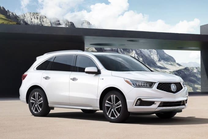 2017 Acura MDX front quarter photo