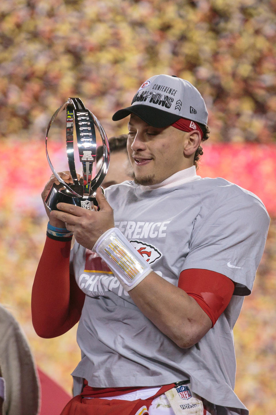 Patrick Mahomes led the Chiefs to their third AFC championship in the last 5 years.  (Photo by William Purnell/Icon Sportswire via Getty Images)