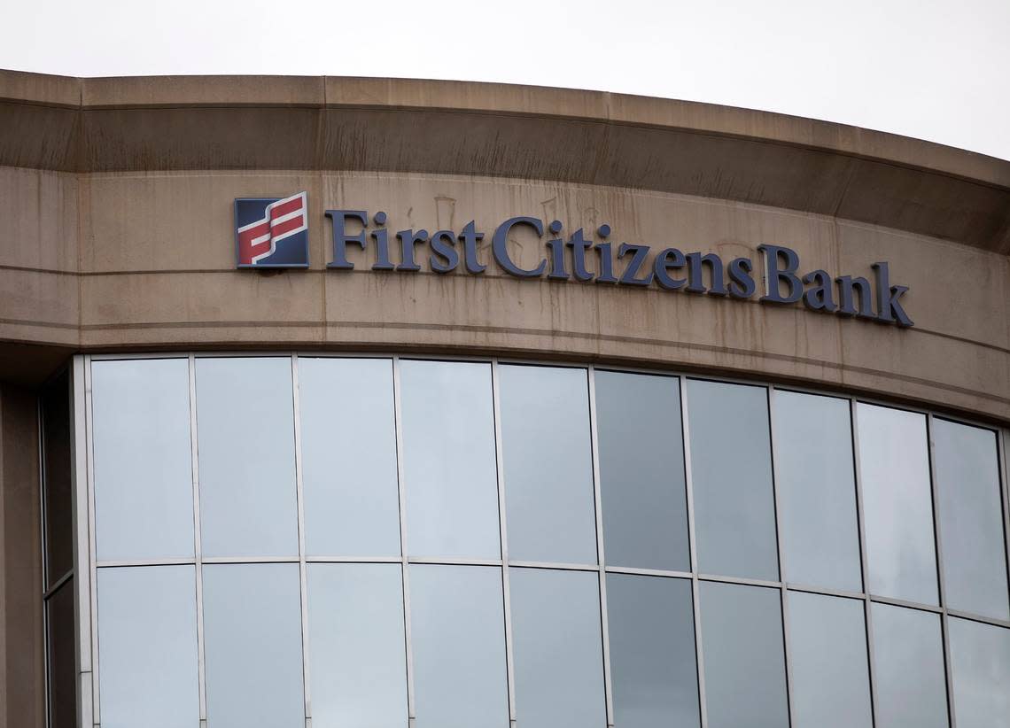 First Citizens Bank is photographed in Raleigh, N.C. on Monday, March 27, 2023.