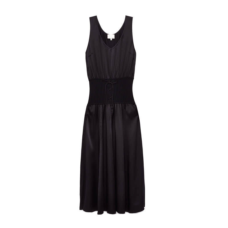 <a rel="nofollow noopener" href="http://us.aritzia.com/product/machilly-dress/64554.html?dwvar_64554_color=11187" target="_blank" data-ylk="slk:Machilly Dress, Le Fou by Wilfred, $298;elm:context_link;itc:0;sec:content-canvas" class="link ">Machilly Dress, Le Fou by Wilfred, $298</a><p> <strong>Related Articles</strong> <ul> <li><a rel="nofollow noopener" href="http://thezoereport.com/fashion/style-tips/box-of-style-ways-to-wear-cape-trend/?utm_source=yahoo&utm_medium=syndication" target="_blank" data-ylk="slk:The Key Styling Piece Your Wardrobe Needs;elm:context_link;itc:0;sec:content-canvas" class="link ">The Key Styling Piece Your Wardrobe Needs</a></li><li><a rel="nofollow noopener" href="http://thezoereport.com/beauty/celebrity-beauty/miranda-kerr-eyebrows/?utm_source=yahoo&utm_medium=syndication" target="_blank" data-ylk="slk:Miranda Kerr's Secret To Perfect Eyebrows Will Surprise You;elm:context_link;itc:0;sec:content-canvas" class="link ">Miranda Kerr's Secret To Perfect Eyebrows Will Surprise You</a></li><li><a rel="nofollow noopener" href="http://thezoereport.com/entertainment/culture/violette-french-girl-makeup-tutorial/?utm_source=yahoo&utm_medium=syndication" target="_blank" data-ylk="slk:The French Girl Makeup Trick We Never Knew Existed;elm:context_link;itc:0;sec:content-canvas" class="link ">The French Girl Makeup Trick We Never Knew Existed</a></li> </ul> </p>