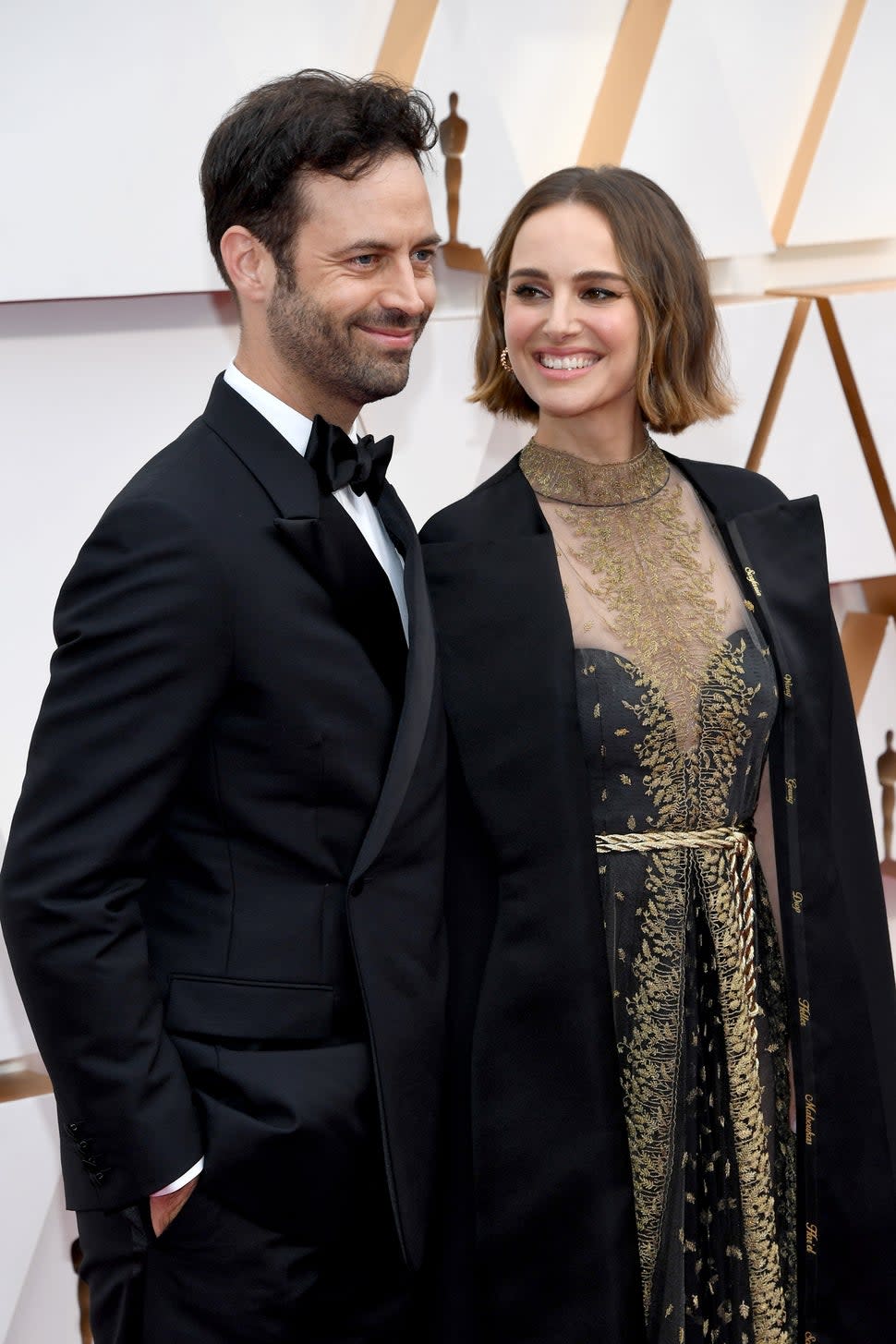 Benjamin Millepied and Natalie Portman at 2020 oscars