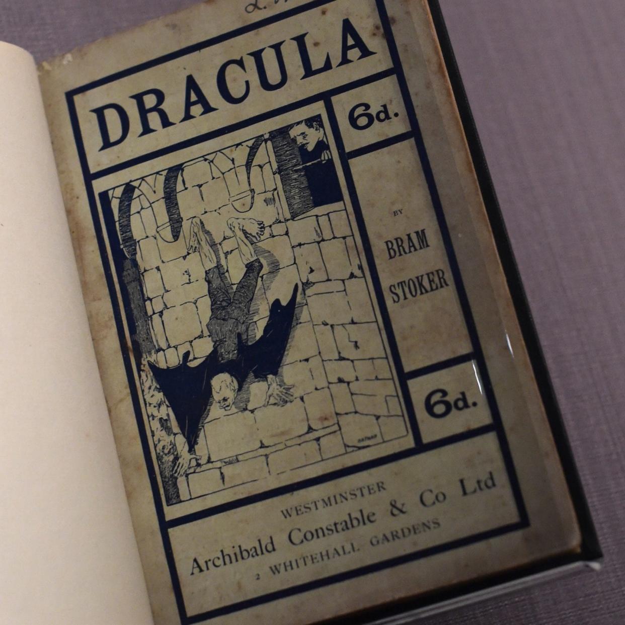 Dracula by Bram Stoker, the first ever published image of the Count Dracula. - Julian Simmonds