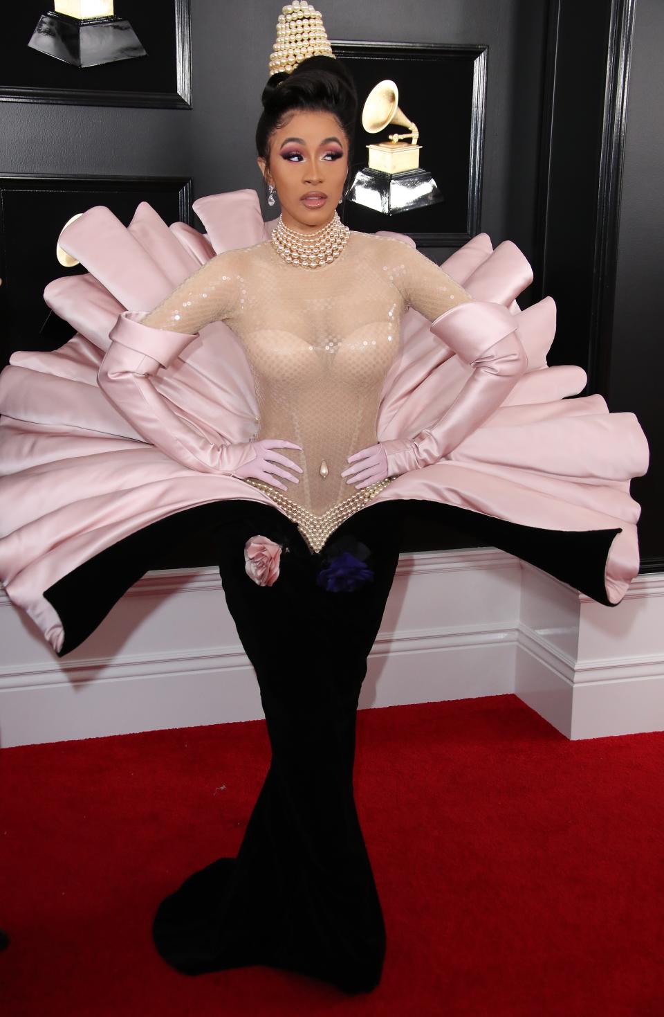 grammy outfit cardi b