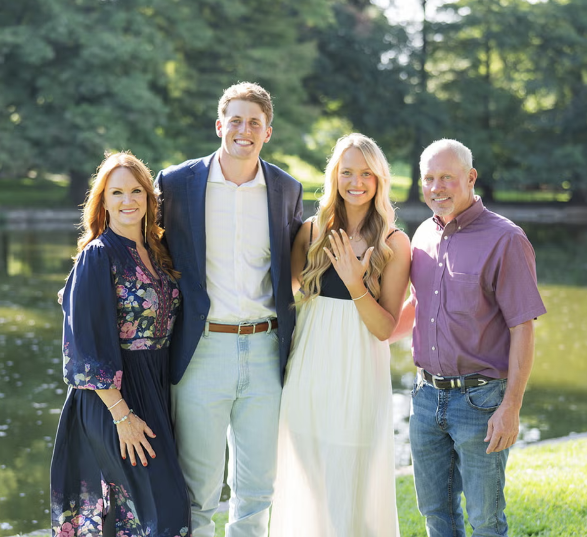 ree drummond celebrates paige's engagement