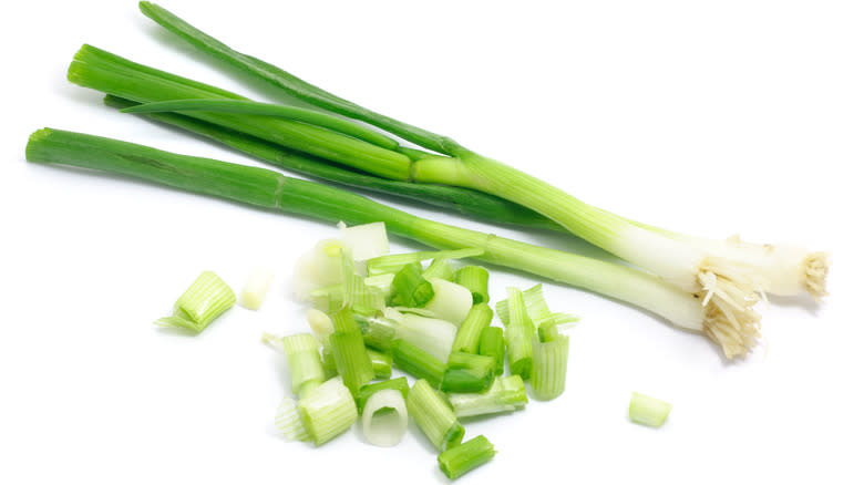 fresh green onions