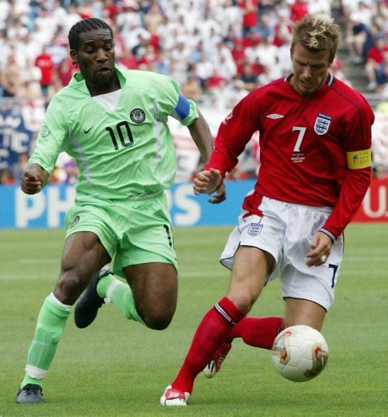 England squeeze past Nigeria despite a scare (AFP via Getty Images)