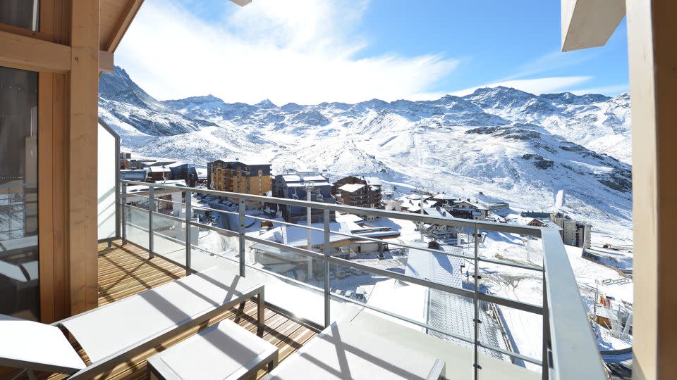 Val Thorens in France sits at an elevation of more than 7,500 feet -- or about 2,285 meters. That helps with your snowfall chances. - Courtesy Club Med