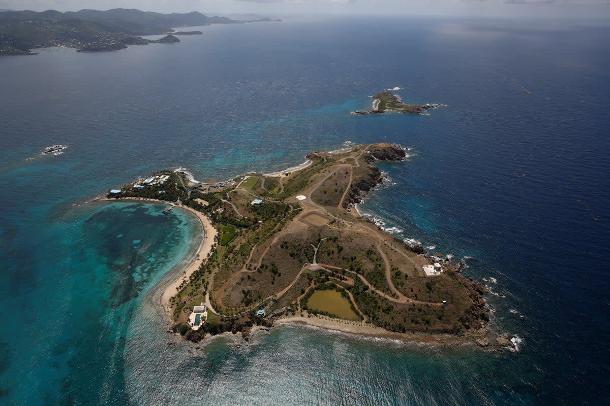 The island of Little St James  (REUTERS)