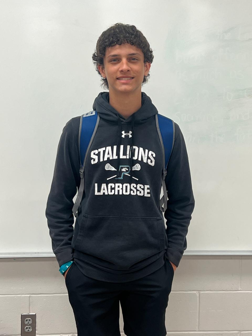 Providence boys lacrosse attacker Jaden Jablonski is the Times-Union's First Florida Credit Union Athlete of the Week for games played from April 1-6, 2024. [Provided by Providence Athletics]