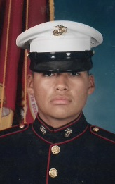 Luis Soto when he was in the U.S. Marine Corps. Soto now lives in Tempe and is the clinical coordinator of the Veteran Peer Support Navigation Program at the Empact - Suicide Prevention Center in Tempe.