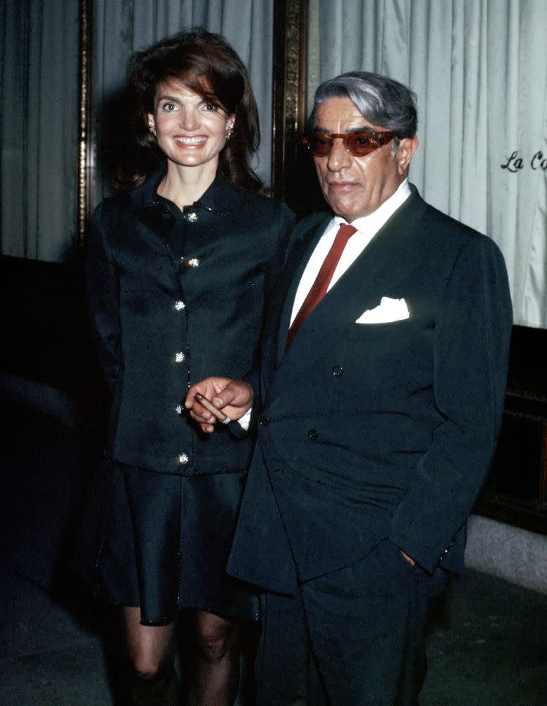 Jackie Kennedy and Ari Onassis