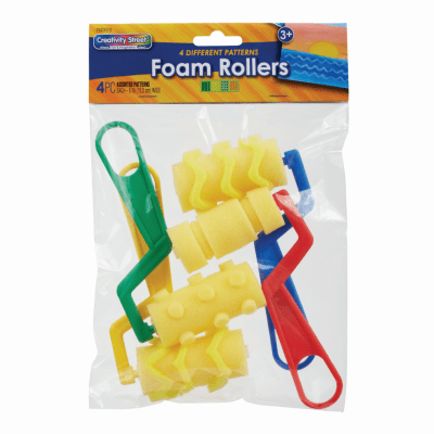 Recalled Creativity Street Foam Pattern Rollers in packaging (Courtesy Consumer Product Safety Commission)