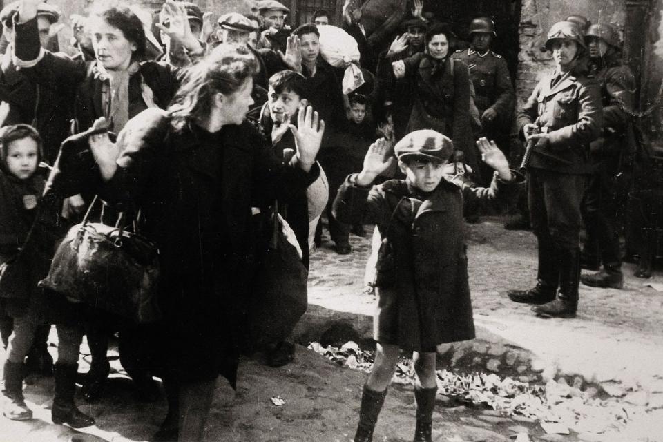 <p>The people of Warsaw, Poland, attempt to rise against the German troops and police that entered the ghetto to deport its inhabitants during WWII.</p>