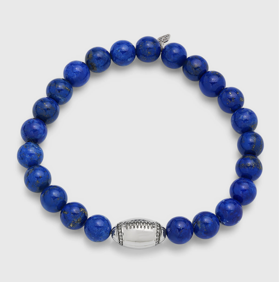 <p><a href="https://go.redirectingat.com?id=74968X1596630&url=https%3A%2F%2Fwww.neimanmarcus.com%2Fp%2Fsydney-evan-mens-lapis-lazuli-bead-bracelet-with-football-bead-prod256280729%3FchildItemId%3DNMNACV5_%26msid%3D4433101%26navpath%3Dcat000000_cat000730_cat13030747_cat87150737%26page%3D0%26position%3D4&sref=https%3A%2F%2Fwww.harpersbazaar.com%2Ffashion%2Ftrends%2Fg42249743%2Fgifts-for-husband%2F" rel="nofollow noopener" target="_blank" data-ylk="slk:Shop Now;elm:context_link;itc:0;sec:content-canvas" class="link ">Shop Now</a></p><p>Lapis Lazuli Bead Bracelet </p><p>Neiman Marcus</p><p>$1410.00</p>