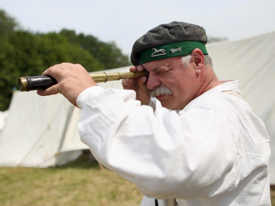 telescope spying watching hacking waterloo historical sailor