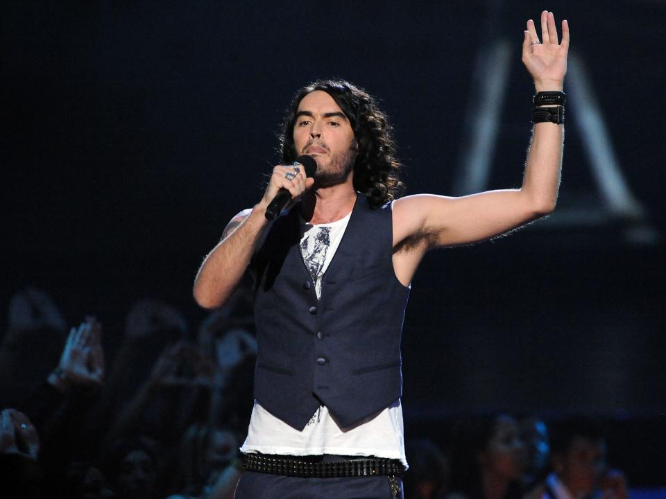 Russell Brand at the MTV Video Music Awards.
