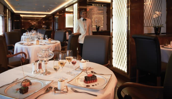 <p>Le Champagne charges $40 per person just to get a reservation. (silversea.com) </p>