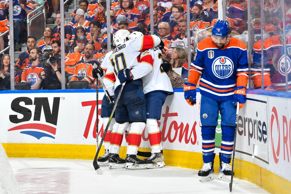 The Panthers' third trip to the Stanley Cup Final could end with the franchise's first-ever championship. (Photo by Andy Devlin/NHLI via Getty Images)