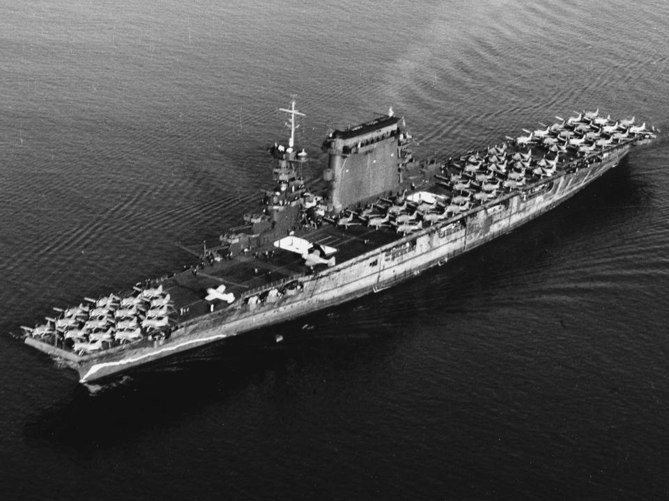 Navy aircraft carrier USS Lexington