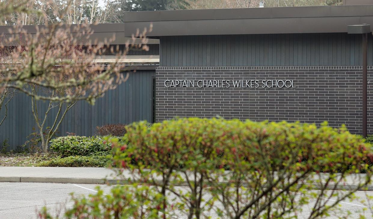 Bainbridge Island’s Captain Charles Wilkes Elementary School on March 30.