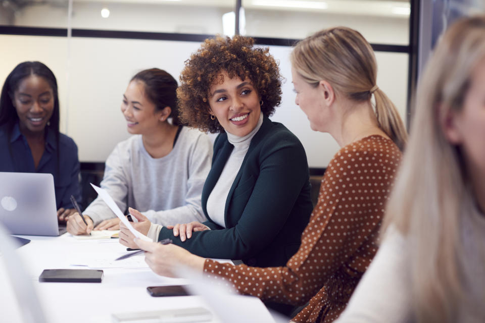 Female-led startups received 2.3% of venture capital funding in 2020, according to a report conducted by Crunchbase. (Photo: Getty)