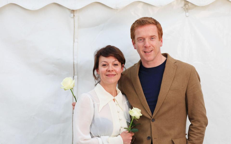 Damian Lewis and his wife Helen McCrory  - Clara Molden 