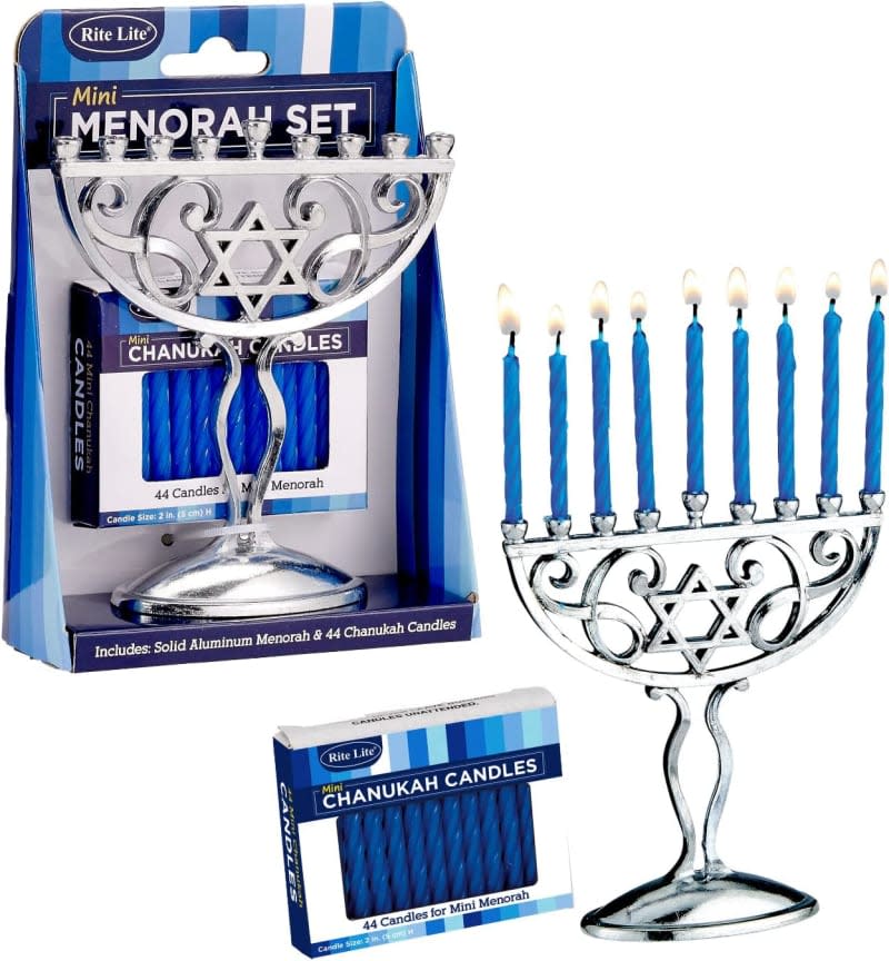 Rite Lite Silver Mini Menorah