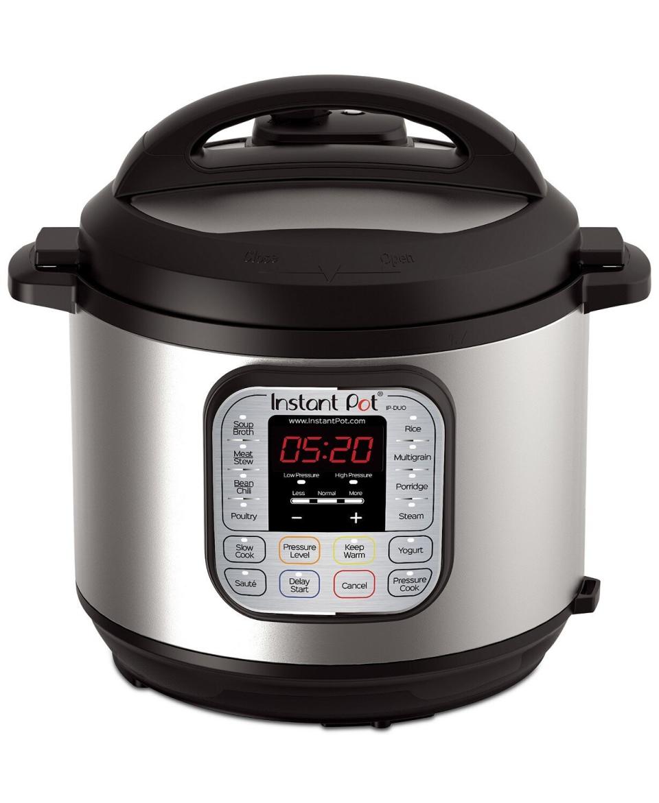 Instant Pot DUO60 7-in-1 6-Qt. Cooker. (Photo: Macy's)