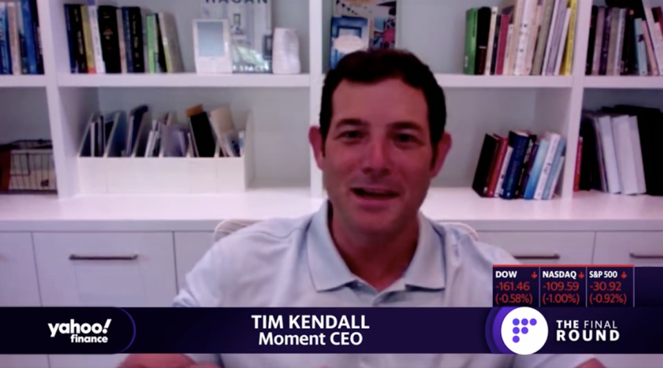 Moment CEO Tim Kendall speaks to Yahoo Finance.