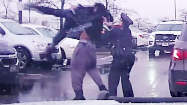 College football player seen body-slamming Ohio officer in dashcam