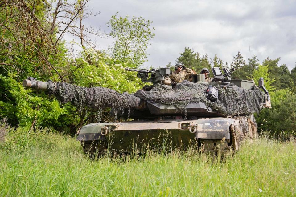 A US M1 Abrams tank