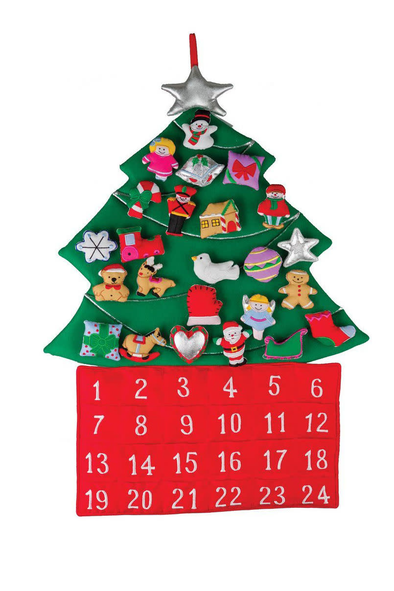 Christmas Tree Fabric Advent Calendar