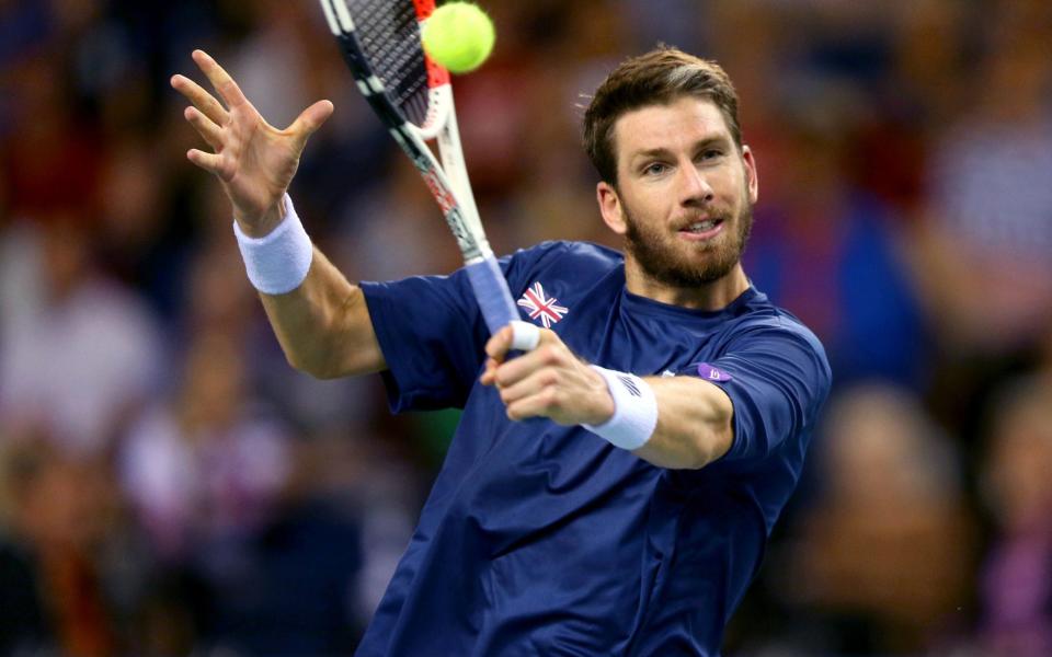 Cameron Norrie playing a backhand - PA/Robert Perry