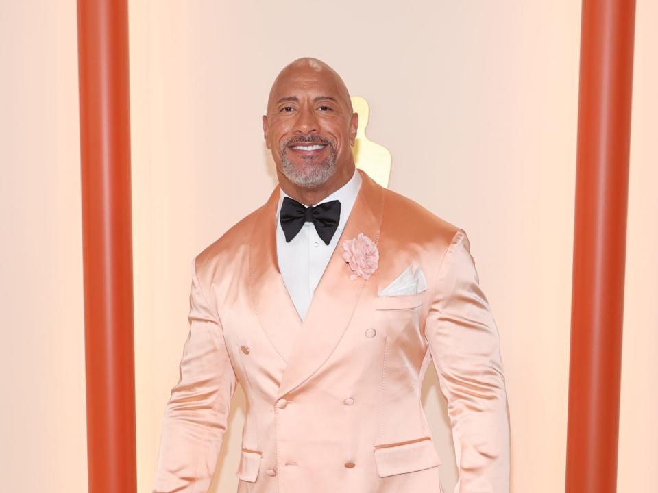 Dwayne Johnson in 2023.