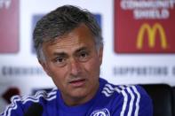 Football - Chelsea - Jose Mourinho FA Community Shield Preview Press Conference - Chelsea Training Ground - 31/7/15 Chelsea manager Jose Mourinho during the Press Conference Action Images via Reuters / Andrew Couldridge Livepic