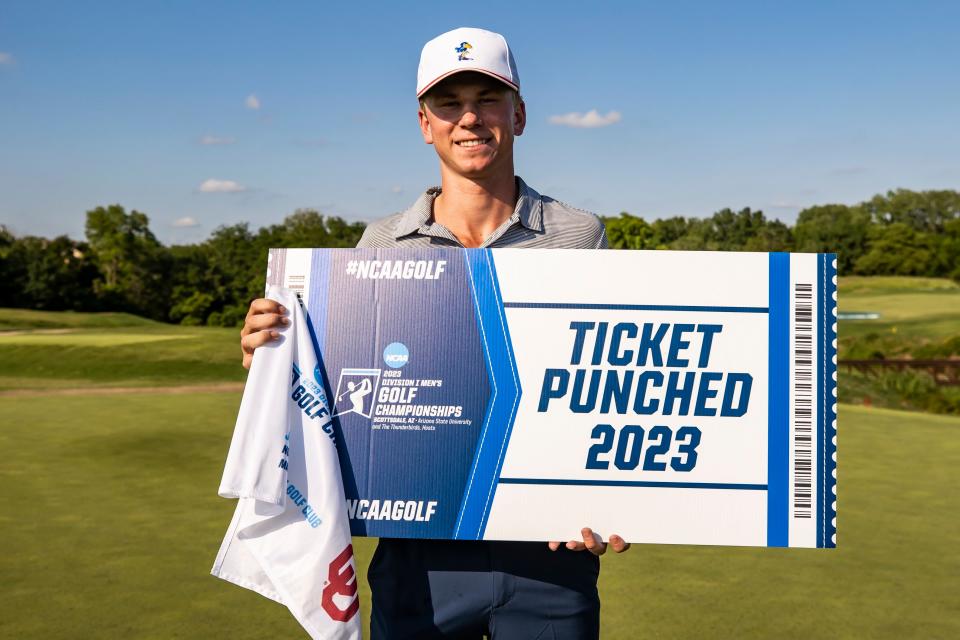 Will King's freshman season with Kansas golf has seen him reach the NCAA championship event in 2023.