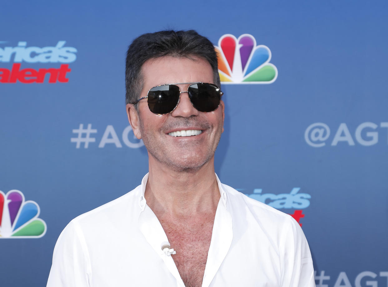 PASADENA, CALIFORNIA - MARCH 04: Simon Cowell attends the "America's Got Talent" Season 15 Kickoff at Pasadena Civic Auditorium on March 04, 2020 in Pasadena, California. (Photo by Tibrina Hobson/WireImage)