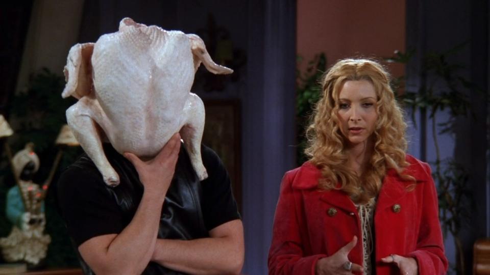Joey Gets His Head Stuck In A Turkey (Friends)