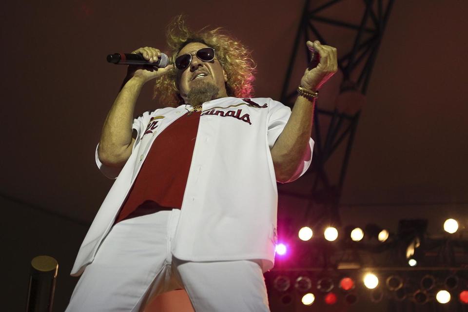 Sammy Hagar, shown performing in 2015 in West Palm Beach, Fla.