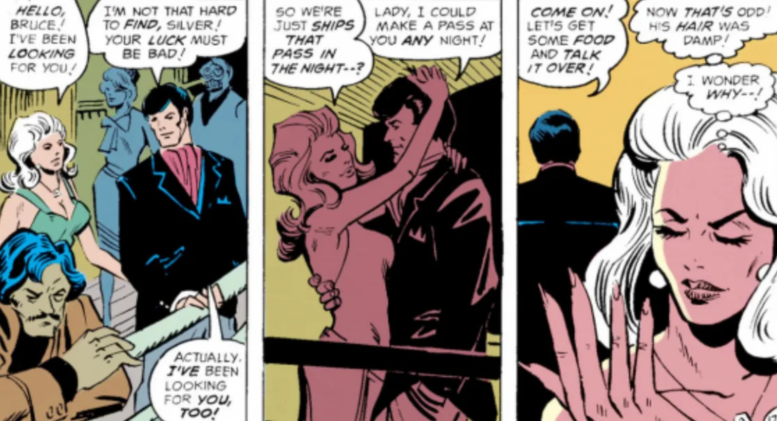 Bruce Wayne and Silver St. Cloud were red-hot lovers in the pages of the Batman comics of the 1970s and 1980s. (Photo: DC Comics)