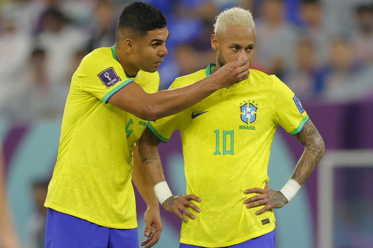 Casemiro; neymar; Brasil; mundial qatar 2022; deportes