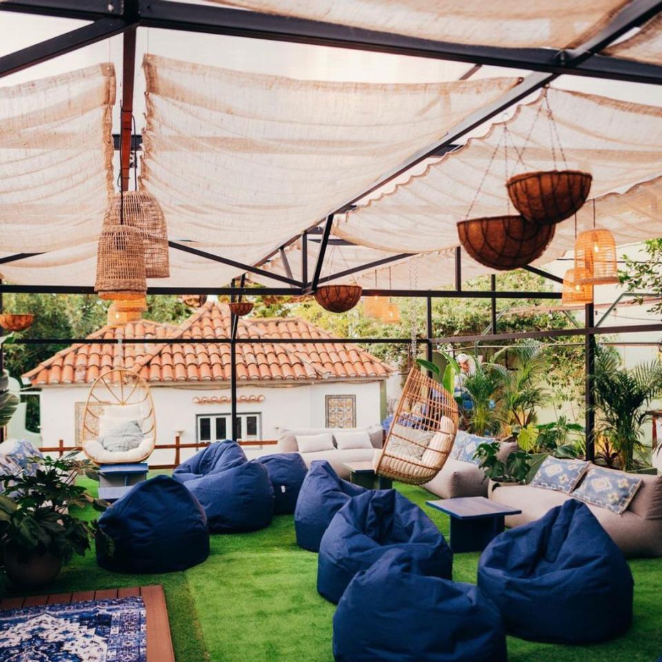 Terraza del restaurante Imperial Garden en Lisboa, Portugal