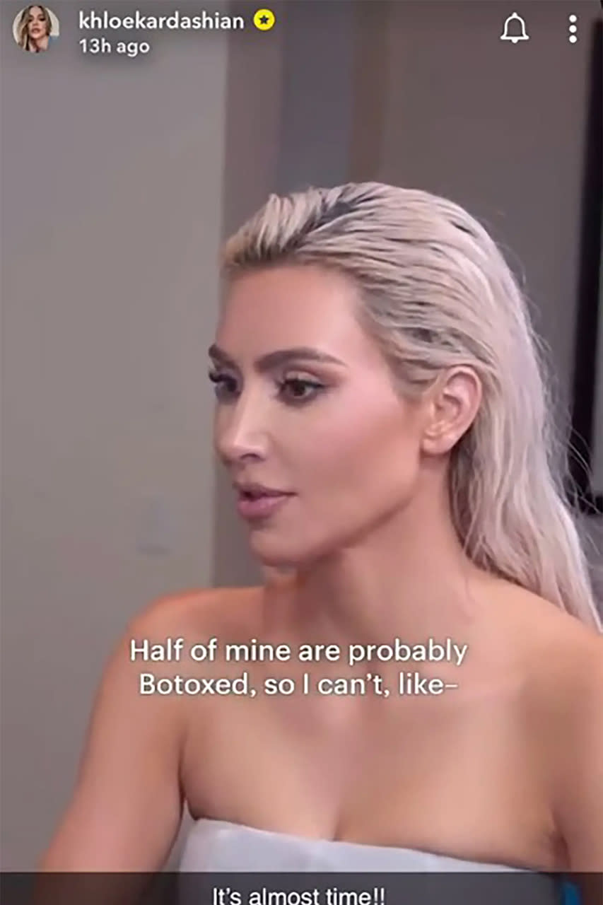 Kim Kardashian The Kardashians Season 3 Neck Botox 