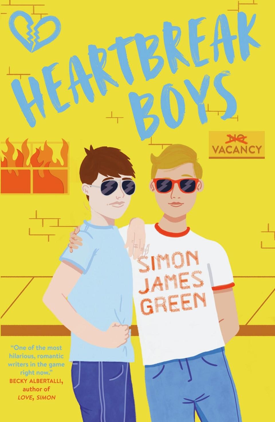 Simon and Nate are former childhood friends now tied together by something terrible: they were dumped by their exes, who continue to humiliate them by dating each other and flaunting their relationship on social media. To get back at them, Simon and Nate go on a road trip across England. Nate is shy and a bit of a recluse, but Simon is out there, bursting with life, inspiring Nate to come out of his shell. Through their pretending they find real feelings for each other and suddenly, they're not faking being happy.Get it from Book Depository here.