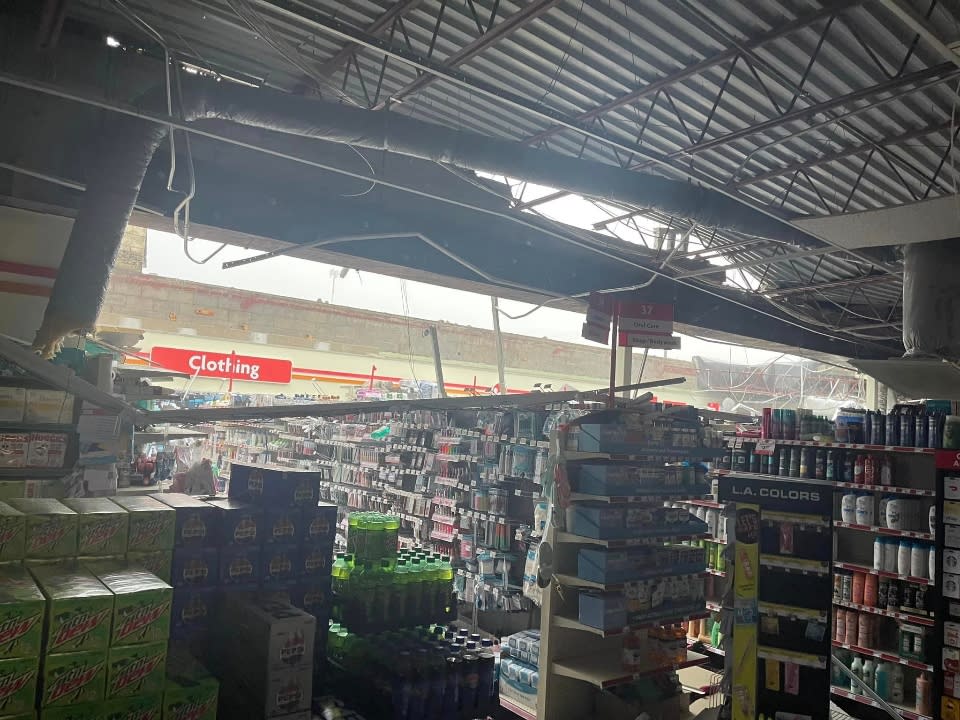 Bucyrus Family Dollar damaged by storms